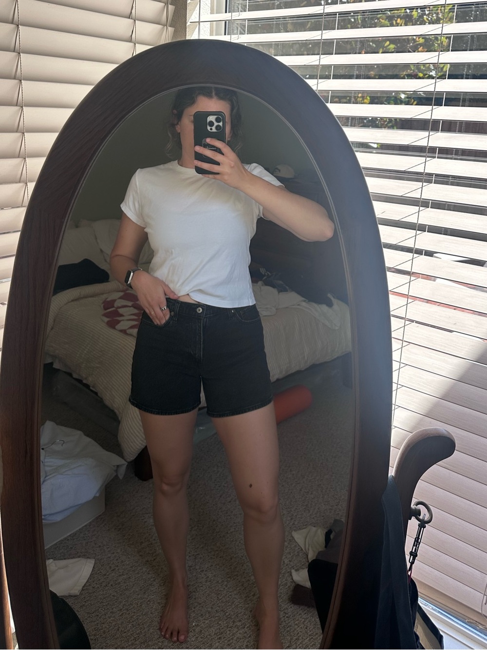 Abercrombie Dad Shorts - Black - Size 8/29